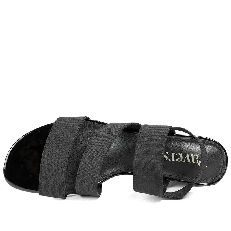 Smart Elasticated Fit Sandals - MAIN43000 / 328 878 - Black