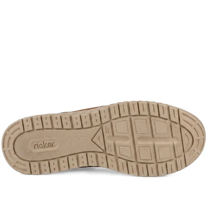 Rieker Hybrid Sole Lace Up Boots - RKR43048 / 330 224 - Tan