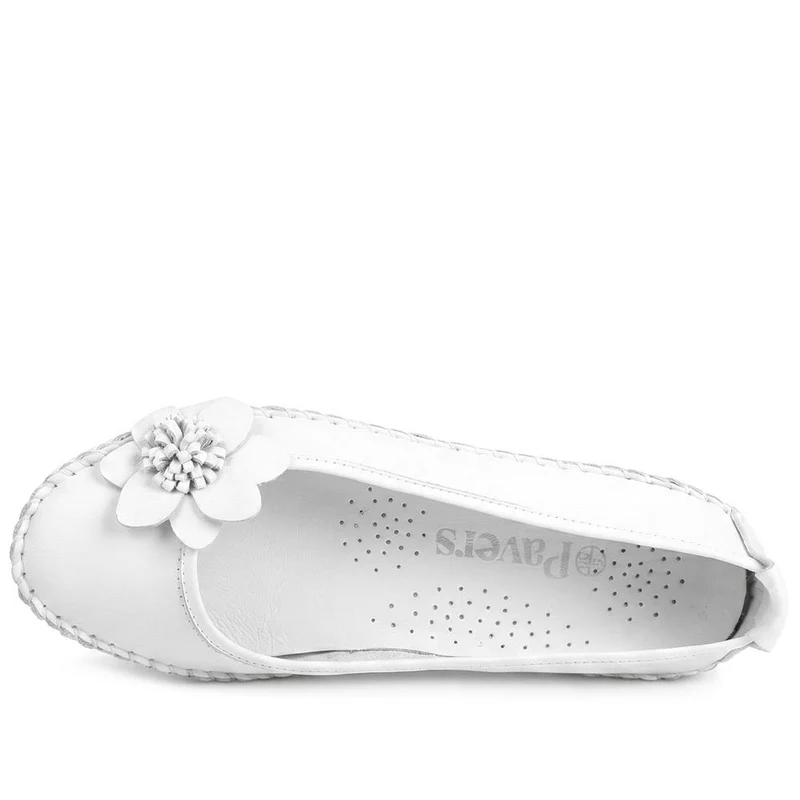 Lightweight Leather Pumps - SIMIN41000 / 326 772 - White