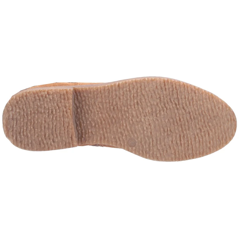 Hush Puppies Breiter Megan-Wildlederstiefel für Damen – Hellbraun