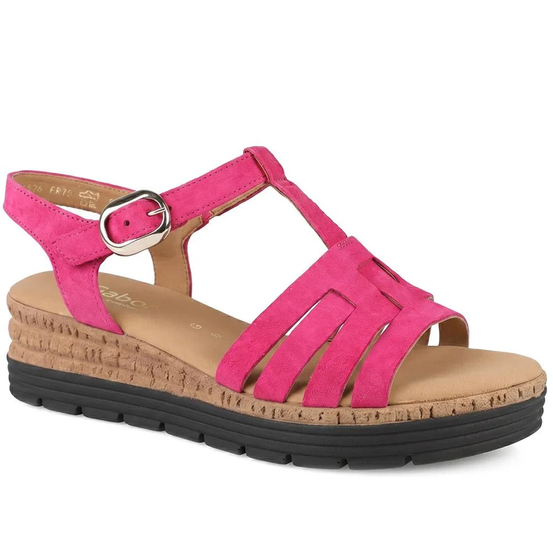 Gabor Leather Buckle Fasten Sandals - GABC44512 / 330 260