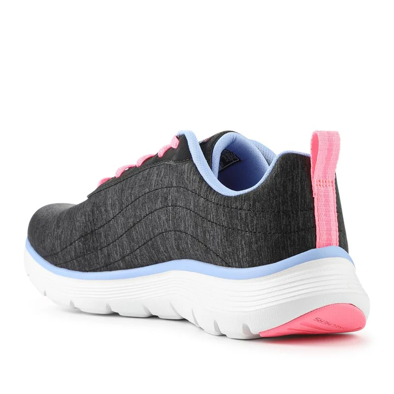 FLEX APPEAL Wide Fit Lace Up Trainers - SKE42026 / 327 756 - Black