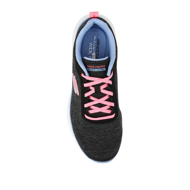 FLEX APPEAL Wide Fit Lace Up Trainers - SKE42026 / 327 756 - Black