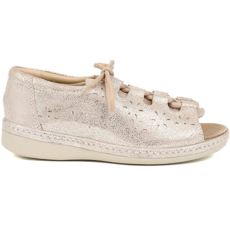 Lace-Up Sandal - VAN37138 / 324 873 - Silver