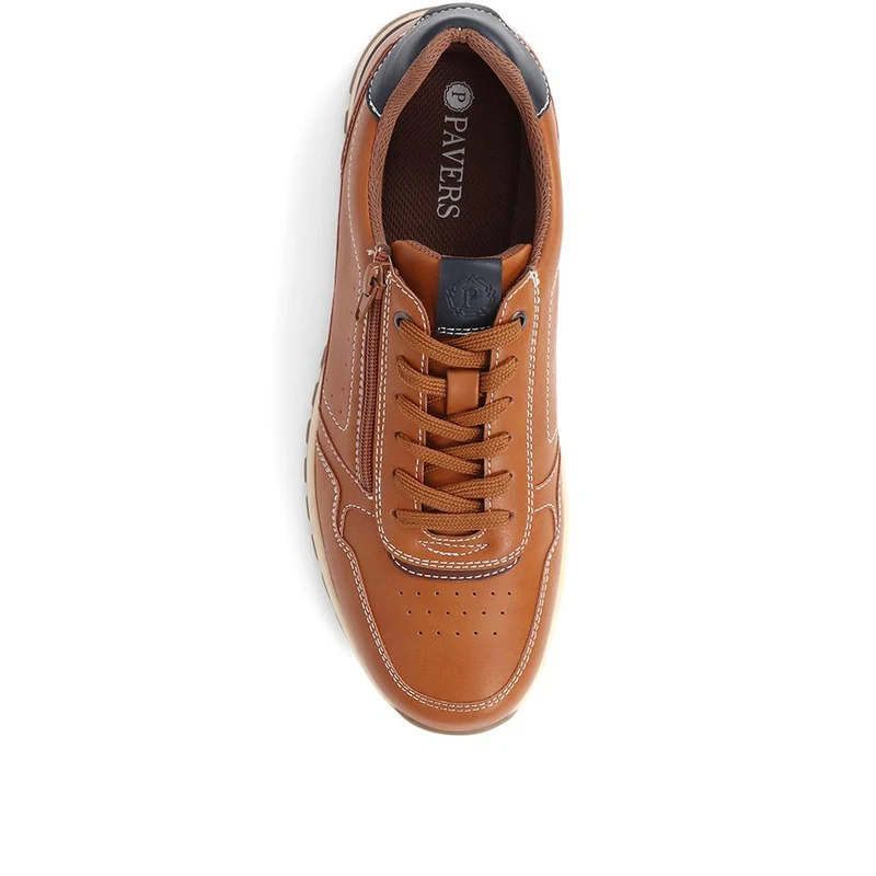 Lace Up Trainers - CHANG39001 / 324 987 - Tan