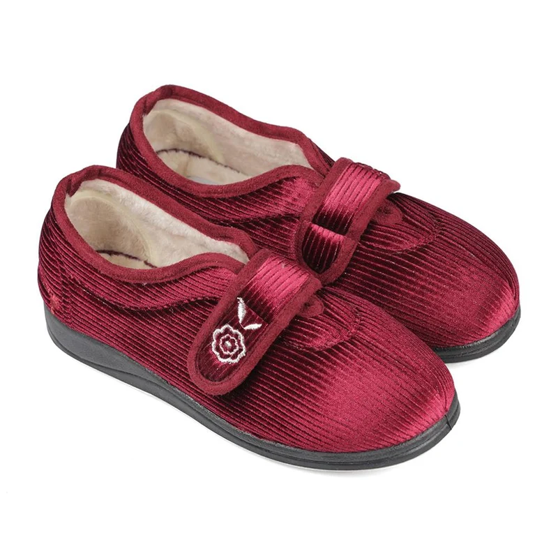 Padders Ladies Slippers 2E Fit Vulcanised - CAMILLA