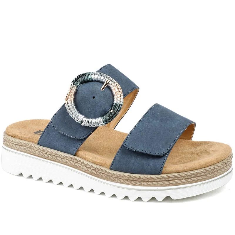EasyFit Extra Wide Banca Sandals - BANCA / 329 265