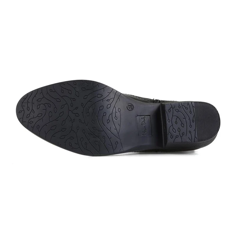 Essential Comfort Boots E Fit - JESSIE - Jessie / null - Black Tumbled Leather