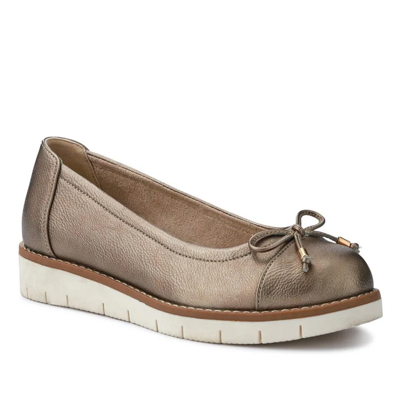 Wide Fit Bow-Detailed Chunky Pumps - WBINS41100 / 327 323
