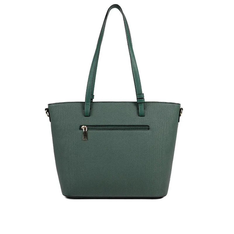 Patterned Daily Handbag - BELHETIA41006 / 327 412 - Green