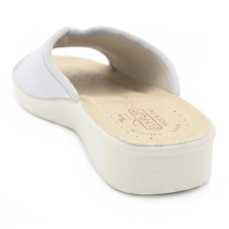 Fly Flot Stretch Fit Mule Sandals - FLY43014 / 328 647 - Silver Shimmer