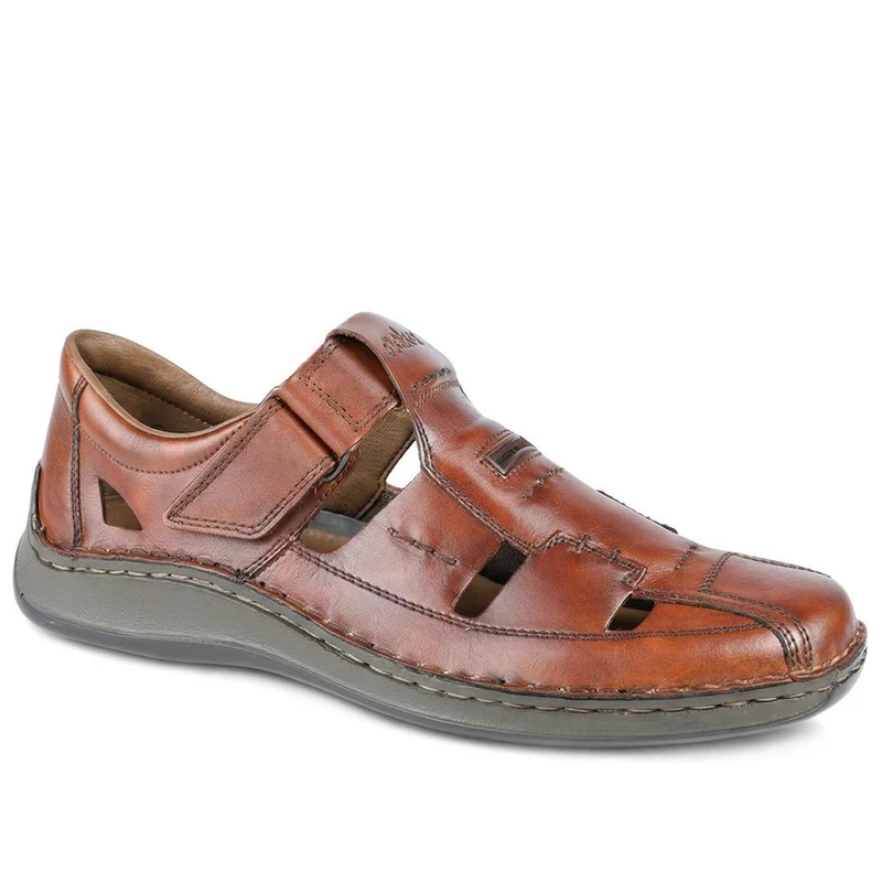 Rieker Wide Fit Fisherman Sandals - RKR43572 / 329 226 - Tan