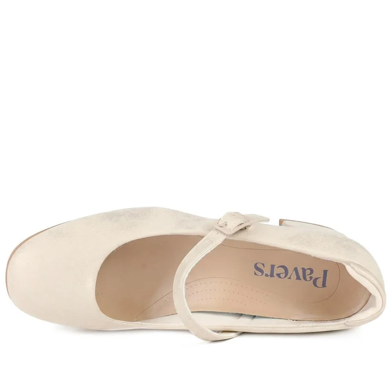 Buckle-Fasten Smart Mary Janes - GADA42000 / 327 840 - Gold Shimmer