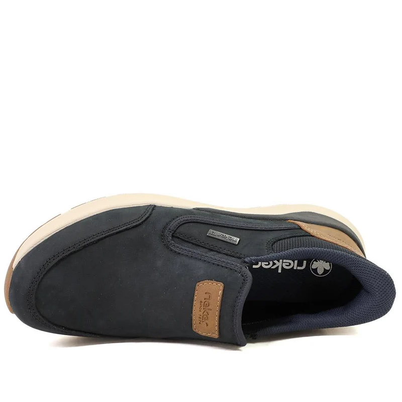 Rieker Wide Fit Elasticated Shoes - RKR43502 / 328 773 - Navy