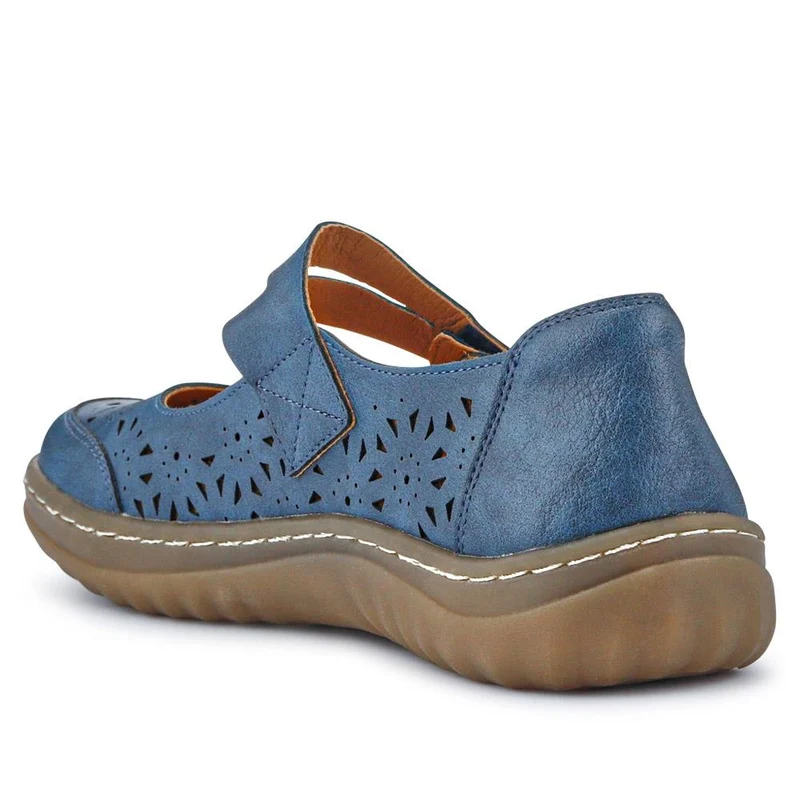 Chunky-Soled Mary Janes - WOIL41027 / 326 932 - Blue