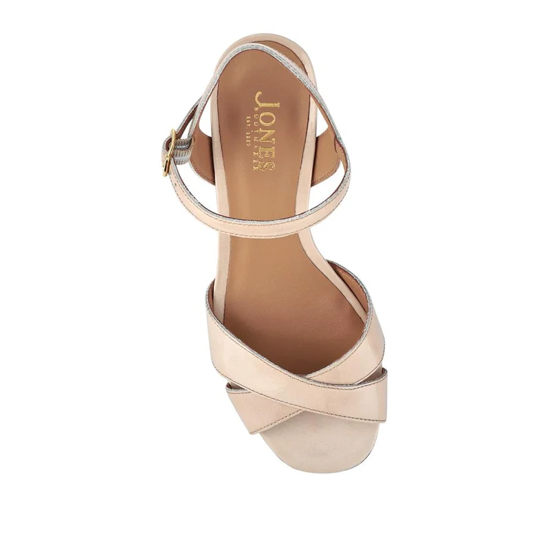 Hesper Leather High Heels - HESPER / 327 790 - Cream Patent