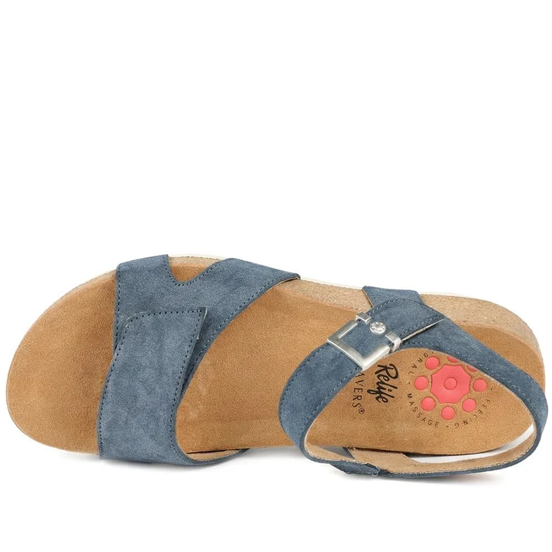 Relife Buckle & Adjustable Fasten Sandals - RELIF43002 / 328 891 - Denim