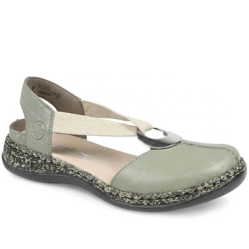 Rieker Daiselda Leather Closed Toe Sandals - RKR43004 / 328 761