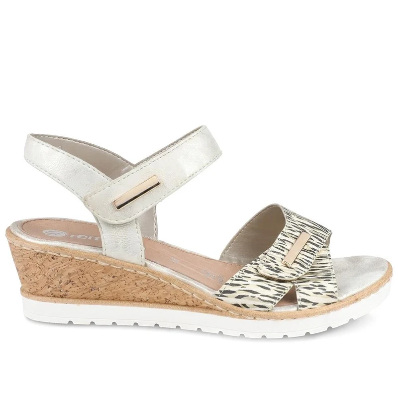 Premium Leather Touch-Fastening Sandals - DRS41515 / 327 093 - Multi