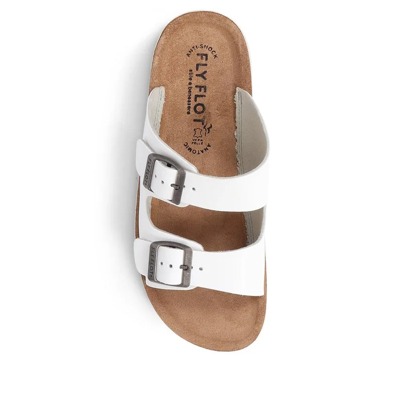 Fly Flot Dual-Strap Slip-On Sandals - FLY37069 / 323 229 - White