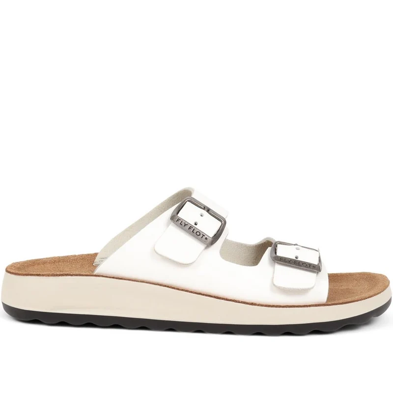 Fly Flot Dual-Strap Slip-On Sandals - FLY37069 / 323 229 - White