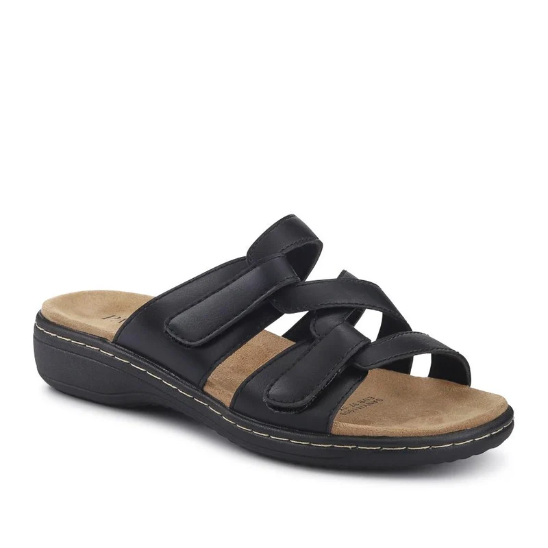 Wide Fit Fully Adjustable Mules - SANYI41009 / 327 499 - Black
