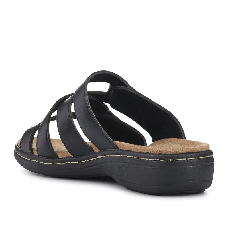 Wide Fit Fully Adjustable Mules - SANYI41009 / 327 499 - Black