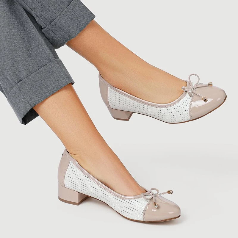 Smart Two-Tone Pumps - WBINS41101 / 327 498 - White-Beige