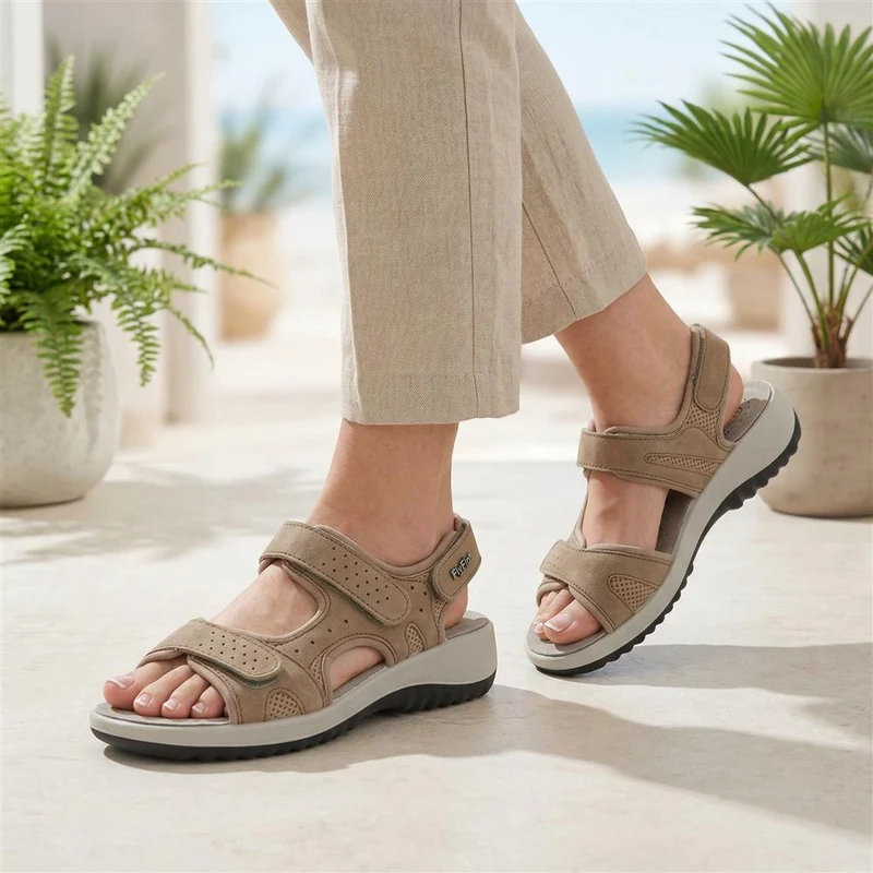 Fly Flot Anatomic Multi Touch Fasten Sandals - FLY41016 / 326 657 - Beige