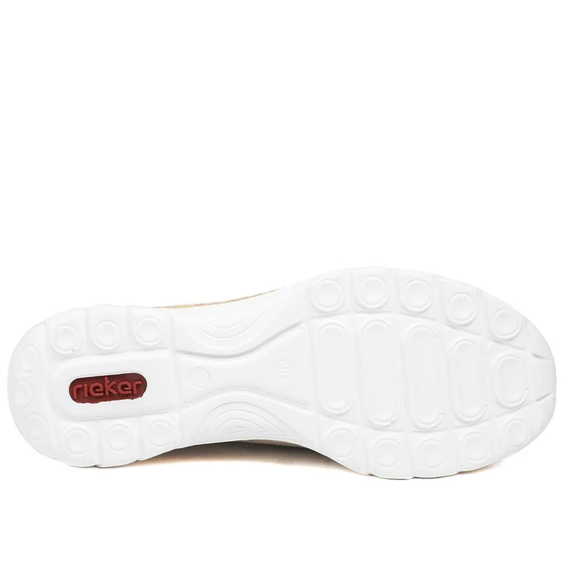 Rieker Bungee Lace & Zip Trainers - RKR43007 / 328 772 - Grey