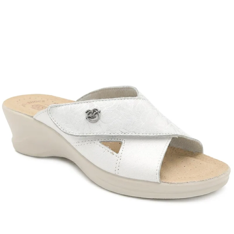 Fly Flot Adjustable Fasten Mule Sandals - FLY43019 / 328 645 - White