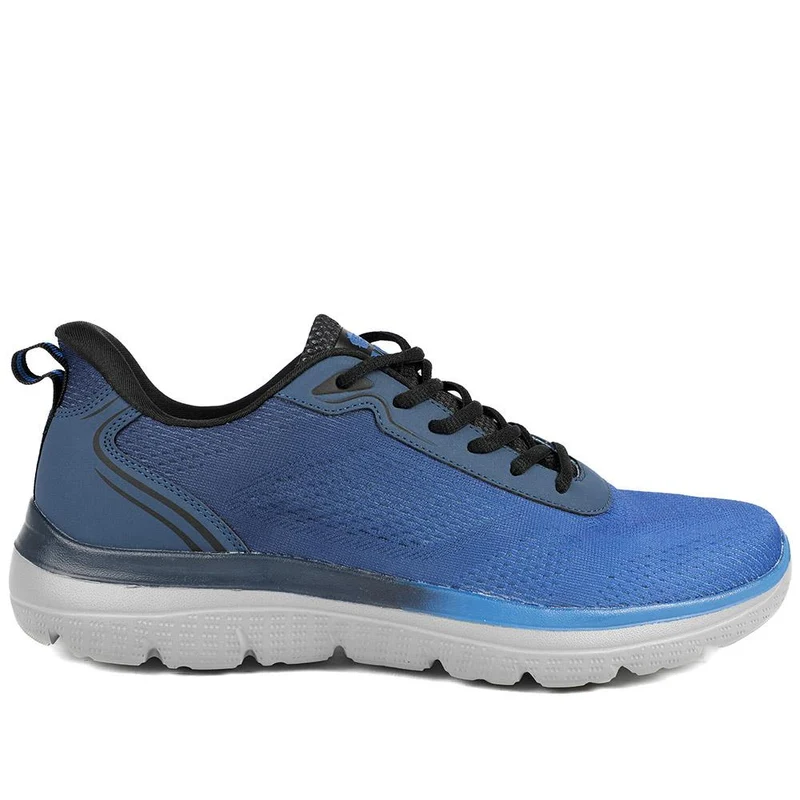 Wide Fit Active Trainers with Memory Foam Insole - BOJIE43021 / 329 152 - Navy