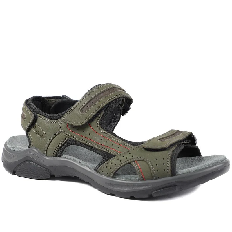 Comfy Triple Touch Fasten Sandals - DDIN43007 / 329 101