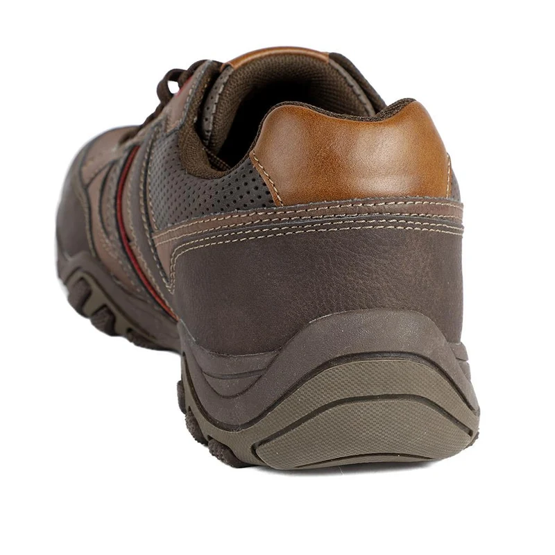 Wide Fit Cushioned Rugged Lace Up Shoes - VSHI43007 / 329 039 - Brown
