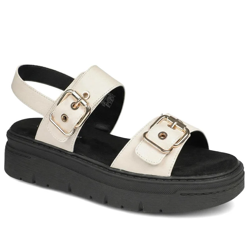 Bellissimo Adjustable Buckled Platform Sandals - BELWOIL43016 / 329 249
