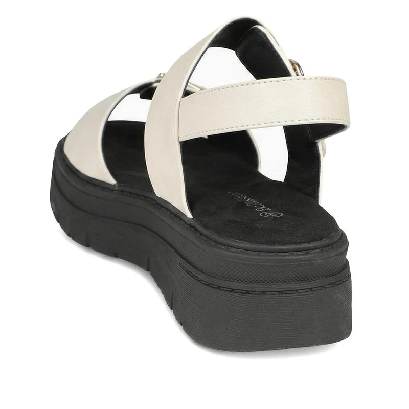 Bellissimo Adjustable Buckled Platform Sandals - BELWOIL43016 / 329 249 - Off White