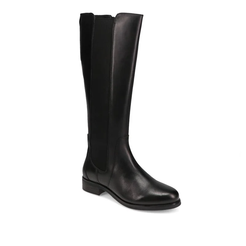 Leather Long Boots - RNB40035 / 326 536 - Black