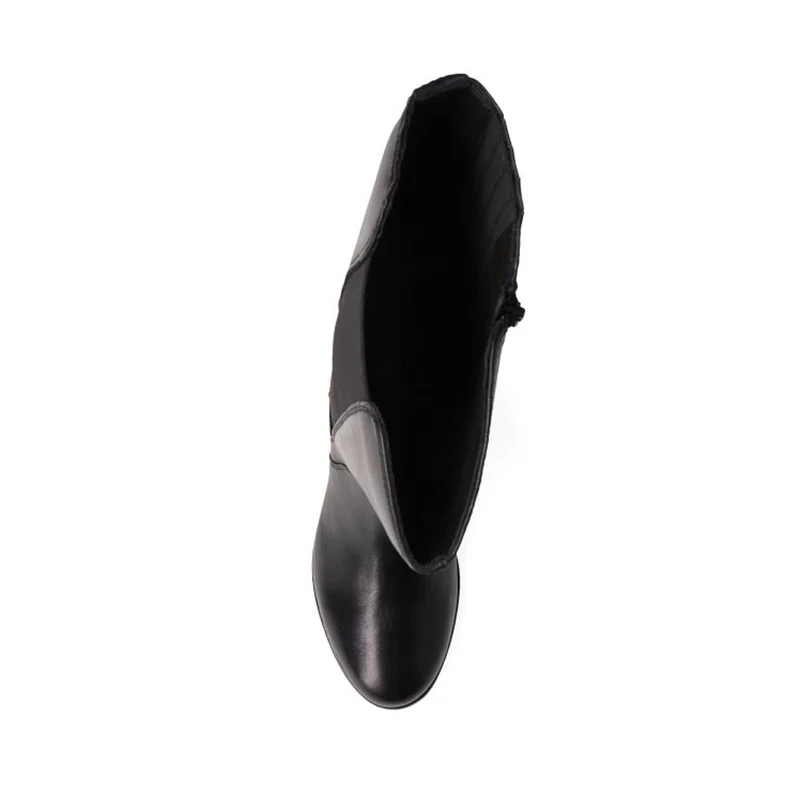 Leather Long Boots - RNB40035 / 326 536 - Black