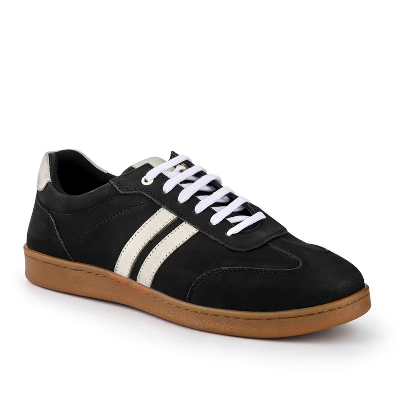 Casual Lace-Up Trainers - TEJ41005 / 327 540 - Black