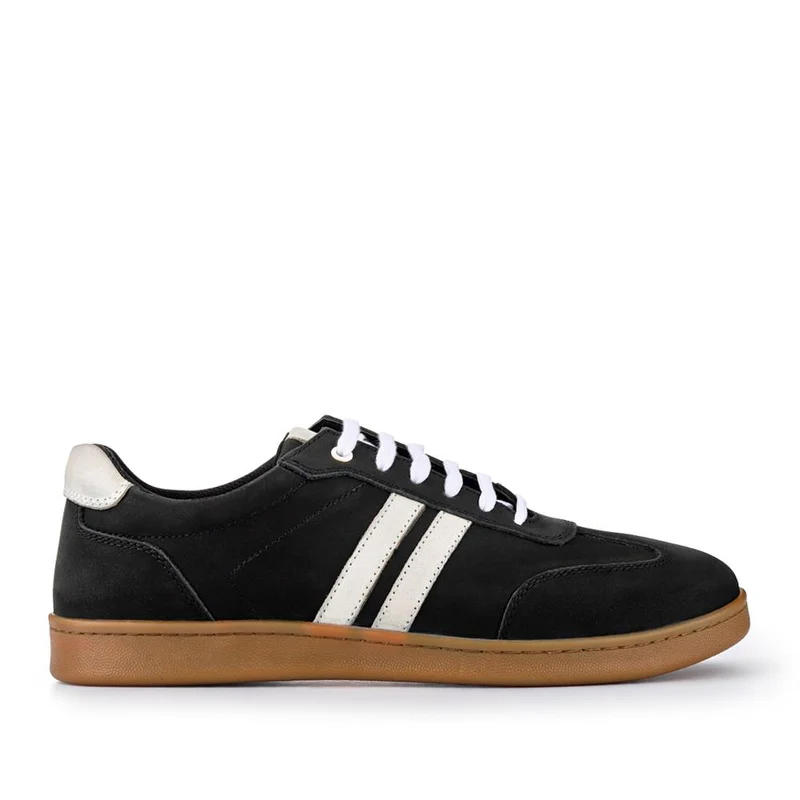 Casual Lace-Up Trainers - TEJ41005 / 327 540 - Black