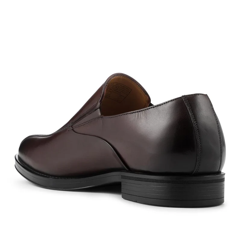 Rothbury Wide Fit Slip On Leather Loafers - ROTHBURY / 328 094 - Brown