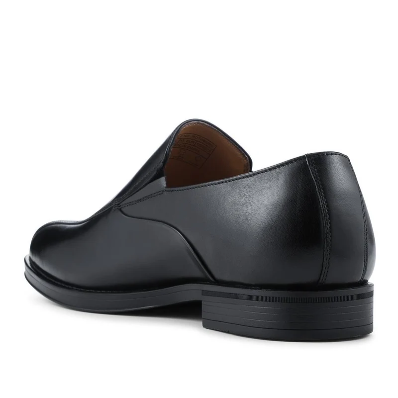 Rothbury Wide Fit Slip On Leather Loafers - ROTHBURY / 328 094 - Black