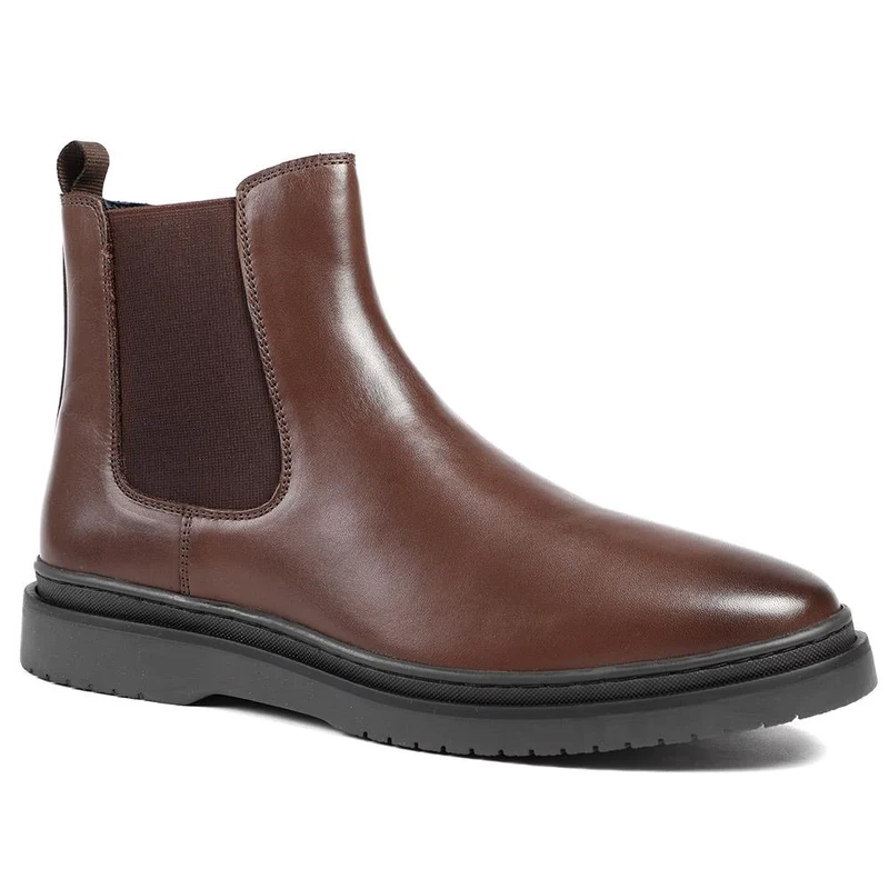 Gregory Warm Lined Leather Chelsea Boots - GREGORY / 328 308