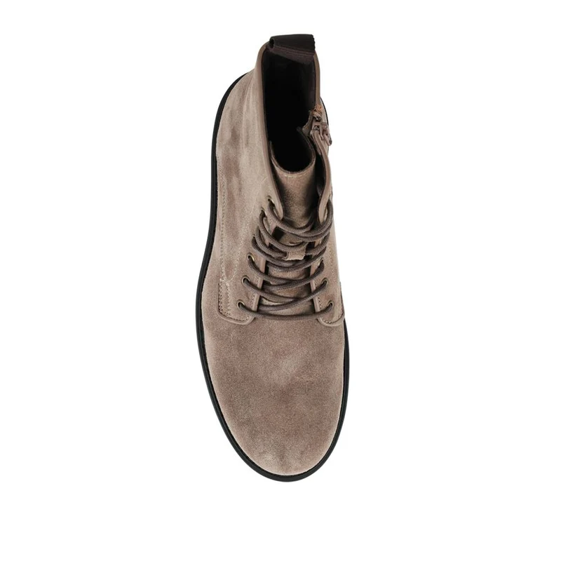Elias Leather Lace-Up Boots - ELIAS / 328 080 - Taupe Suede