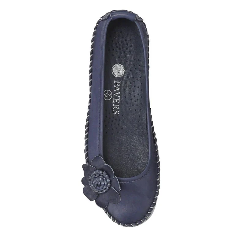 Lightweight Leather Pumps - SIMIN41000 / 326 772 - Navy