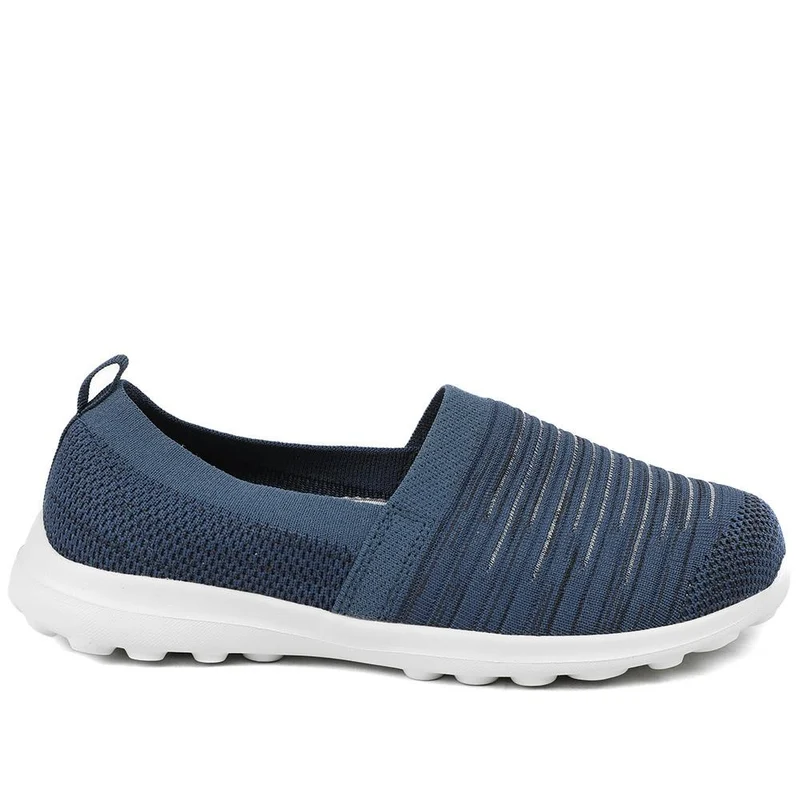 EasyFit Extra Wide Memory Foam Slip-Ons - JOVIE / 329 058 - Navy