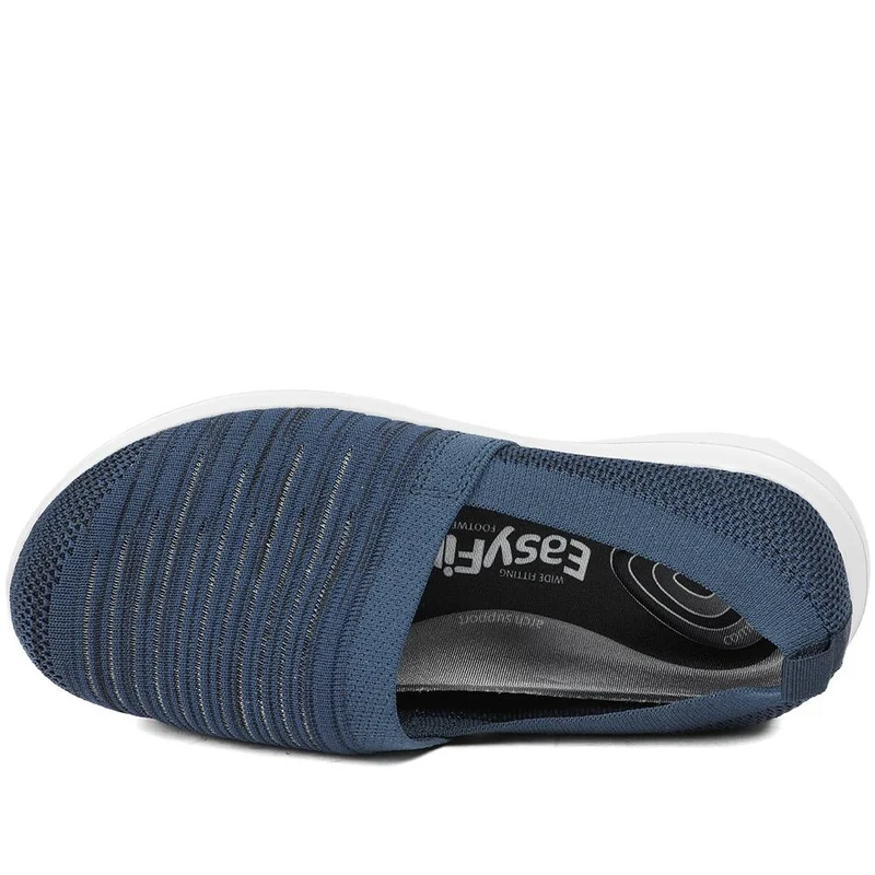 EasyFit Extra Wide Memory Foam Slip-Ons - JOVIE / 329 058 - Navy