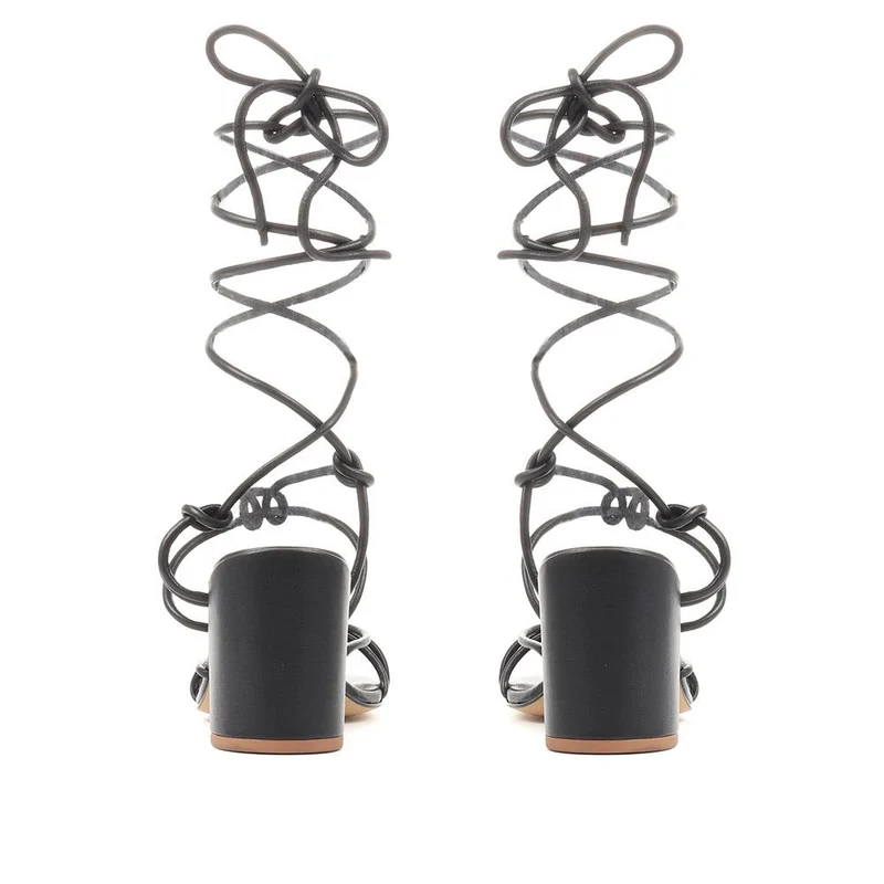 Liezel Gladiator Roped Heels - LIEZEL / 323 702 - Black