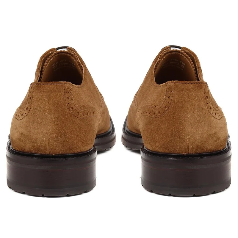 Kingsbay Men's Leather Brogues - KINGSBAY / 320 142 - Tobacco
