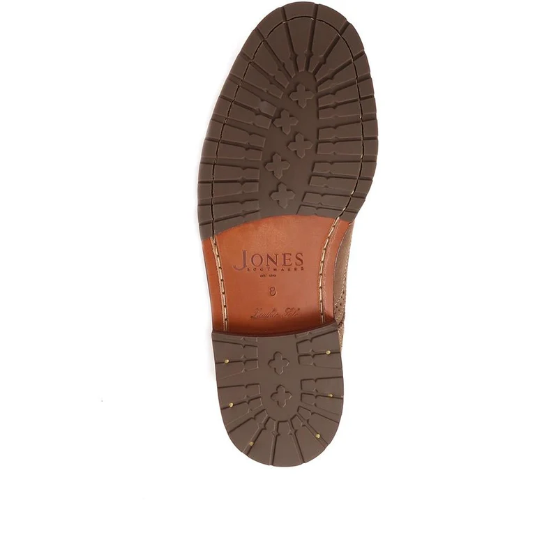 Kingsbay Men's Leather Brogues - KINGSBAY / 320 142 - Taupe
